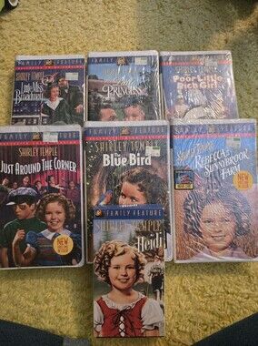 Lot Of Shirley Temple VHS Tapes